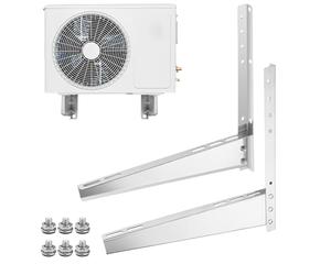 Support de climatiseur de fenêtre - Étagère de support de climatiseur réglable et porteur, support mural universel en acier inoxydable | Support compact pour cadre de fenêtre, pour dortoir, bureau, so