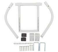 Support de climatiseur de fenêtre sans perçage, acier haute résistance, kit de support AC sans perçage pour climatiseurs montés sur fenêtre, ensemble d'installation complet de