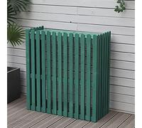 Support de climatiseur extérieur, support en bois durable pour plantes, décoration de jardin élégante, cadre AC polyvalent, support de fleurs pour une utilisation en extérieur