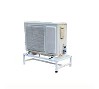 Support de climatiseur split robuste avec 4 bras pour mini-pompe à chaleur sans conduit (blanc 90 x 30 x 45 cm)
