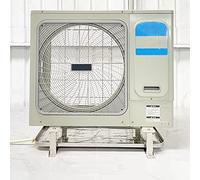 support de climatiseur, Support au sol for mini-climatiseurs split, système de pompe à chaleur, bac récupération en acier inoxydable, support condenseur robuste(Set 1)