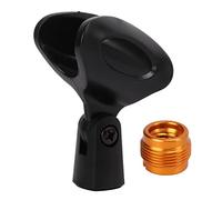 Support de Clip de Microphone réglable, support de micro avec trou de vis de 5/8 pouces et 3/8 pouces, en plastique léger pour microphones filaires sans fil