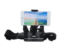 Support de Clip de Téléphone pour Sangle de Poitrine en ABS, Base Durable en Forme de J pour Caméras de Sport, Idéal pour Les Activités de Plein Air, Noir, 1 unité