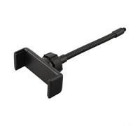 Support de clip de tuyau pour smartphone avec support fileté de 35,6 cm et adaptateur de sabot pour capture vidéo mobile et pour diffusion en direct des appareils lumineux (B)