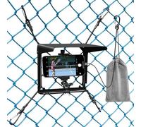 Support de clôture de téléphone avec abat-jour, kit de montage pour iPhone, GoPro, Mevo Start et autres caméras d'action, kit de streaming Gamechanger pour enregistrement de jeux de baseball, football