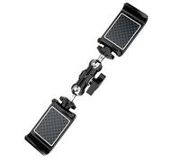 Support de clôture de téléphone - Support de clôture pour appareil photo, support de téléphone en métal pour l'enregistrement du sport, du baseball, du softball, des jeux de tennis - Accessoire