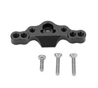 Support de Code de fixation de biellette supérieure avant en métal RC, pièces de mise à niveau en métal idéales pour pièces de voiture Losi Mini T 2.0 2WD 1/18 RC (Noire)