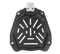 Support De Coffre Arrière De Moto en Aluminium CNC Plaque De Support De Coffre À Bagages Arrière À Dégagement Rapide Support D'étagère Moto Porte-Bagages(25L Carbon Steel)