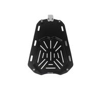 Support De Coffre Arrière De Moto en Aluminium CNC Plaque De Support De Coffre À Bagages Arrière À Dégagement Rapide Support D'étagère Moto Porte-Bagages(100L Carbon Steel)