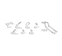 Shad Benelli Leoncino 250 Top Case Rear Fitting Noir