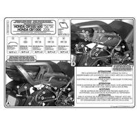 SUPPORT DE COFFRE LATÉRAL MONOKEY HONDA CBF 500/600/1000