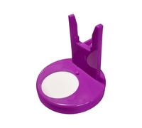 Support de colle chaude pour bureau - Support de rangement - Violet - 8 x 8 x 8,5 cm