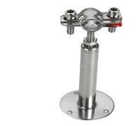 Support de collier de serrage for tuyau SS304 de 1/2" à 4" avec plaque de base de 15 à 102 mm(Clamp 32-34mm)