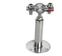 Support de collier de serrage for tuyau SS304 de 1/2" à 4" avec plaque de base de 15 à 102 mm(Clamp 38-40mm)