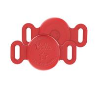 Support de collier étanche personnalisé pour chien compatible avec Apple AirTag, coque en silicone personnalisée pour collier de chien Air Tag avec nom et numéro gravés, support anti-perte pour suivi