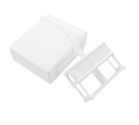 Support de Coloration pour Lames en Plastique Blanc | Pom Résistant aux Solvants, Compartiments Indépendants, Usage Histologie et Recherche, pour Étudiants et Techniciens