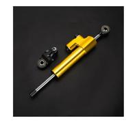 Support De Commande Linéaire Inversé Pour Amortisseur De Direction Moto Pour V-STROM 650 1000X 1000XT 1050 1050xt Amortisseur Direction(Black YELLOW 255MM)