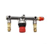 Support de commutateur pour compresseur d'air, 1 kit de valve de régulateur de pression, pièces de pompe de sécurité non réglables, construction en aluminium et cuivre pour réparation de compresseur à