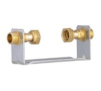 Support de compteur en acier avec raccords MF écrou libre 3/4 - NOYON ET THIEBAULT - 619001