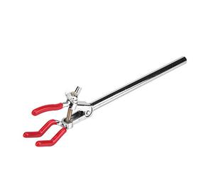 Support de condenseur d'instrument en Alliage de Zinc, Pince à Trois mâchoires, pour Support de cornue, Burette et Table de titrage (Small Size)