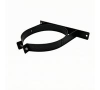 Support de Conduit de Fumée Support Mural Collier de Serrage Équerre de Fixation Métal Soudé Finition Mate pour Maintenir le Conduit sans Vibrations , Diamètre 150