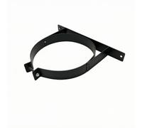 Support de Conduit de Fumée Support Mural Collier de Serrage Équerre de Fixation Métal Soudé Finition Mate pour Maintenir le Conduit sans Vibrations , Diamètre 100