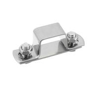 Support de connecteur en U 25 mm x 25 mm, collier de serrage en acier inoxydable 304, collier de serrage carré for tuyau, collier de serrage en U, outils de quincaillerie