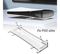 Support De Console Horizontal Mince Pour Ps5,Support De Base,Support D'hôte Transparent,Support T1 Pour Playstation 5 Slim Disc Et Édition Numérique