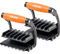 Support de contreplaqué VEVOR, capacité de serrage individuel de 90,7 kg, lot de 2 outils de support pour la construction sèche pour panneaux de 0-25,4 mm d'épaisseur, support de panneaux avec poignée