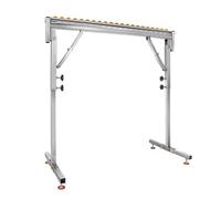 Support de convoyeur à hauteur réglable avec roulement à billes pour convoyeurs légers - Idéal pour scies circulaires, scies à ruban, raboteuses et perceuses à colonne - Optimisez votre espace de tr