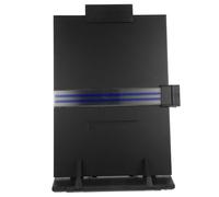 Support de Copie Réglable en Plastique et Fer, Angle Ergonomique | Noir, Règle Amovible et Surface Lisse, pour Partitions de Piano et Cahiers en Dortoir