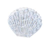 Support de coquillage, rangement multi-compartiments en acrylique | Étui à bijoux magnétique décor de coquillage, pour la maison, chambre à coucher, salon, rebord de fenêtre, bureau, appartement, dort