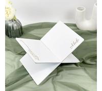 Support de Coran | Table de lecture coranique blanc et or - Cadeau islamique unique et élégant | Cadeau de mariage islamique - Cadeau Ramadan et Aïd