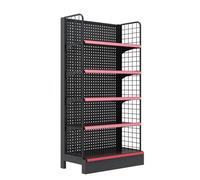 Support de Corbeille à Fruits Présentoir à Snacks, étagère de supermarché, Panier de Rangement autoportant à 5 Niveaux pour Fruits et légumes, pour Pharmacie, Garde-Manger, Maison, Bureau, s