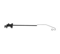 Support de Cordon pour Table à Repasser en Acier Carbone Réglable | Fixation Rapide par Pince Jusqu’à 4cm, Guide-fil Flexible, Installation Aisée pour Fer Vapeur et Câbles