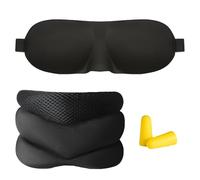 Support de cou pour ronflement, ne ronflez plus jamais, oreillers de soutien du cou pour dormir avec masque pour les yeux, bouchons d'oreille, orthèse ergonomique pour dormir, collier cervical