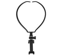 Support de Cou pour Smartphone Selfie, Support de caméra de téléphone Mains Libres réglable Rotatif à 270 degrés pour caméras d'action Hero 9 8 7 6 5, Plastique Noir 95g