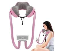 Support de cou pour téléphone - 2 en 1 - Support de téléphone et tour de cou avec réglage à 360 degrés - Cellule flexible pour support idéal pour la maison, les voyages en plein air
