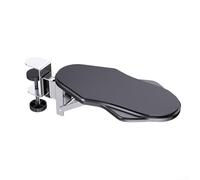 Support de coude pivotant pliable avec support de main sans perforation et avant-bras rembourré, adapté pour l'ergonomie de bureau (rotation pliante)