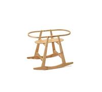 Support De Couffin À Bascule En Bois Vernis Laura - Beige Beige