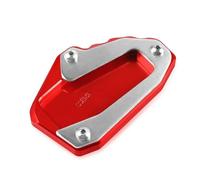 Support De Coussin D'extension De Béquille Latérale De Pied, Base Élargie Antidérapante Pour Ducati Scrambler 1100 KF 2017-2021 1100 Pro 1K/1100 Sport Pro 1K(Rouge)