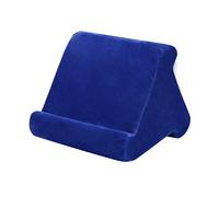 Support de Coussin pour Tablette, Lecture, Coussin pour la Maison, Le lit, Le canapé, Multi-Angle, Doux, Support pour Ordinateur Portable,Coussin de canapé, Support pour liseuse électronique (Bleu)