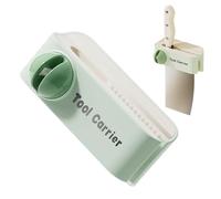 Support De Couteaux Mural - Organisateur Autoadhésif Pour Outils Avec Affûteur Intégré,Organisateur De Coupeur Mural - Pour Armoire De Cuisine Appartement Porte Et Maison