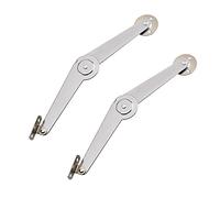 Support De Couvercle À Ressort 2PCS De 5 Pouces, Accessoires De Quincaillerie D'armoire À Charnière Sous Le Support De Couvercle Gauche Et Droit