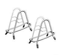 Support de couvercle de casserole en acier inoxydable avec planche à découper, organiseur de cuisine à plusieurs niveaux pour comptoir d'armoire, support vertical peu encombrant pour ustensiles de