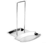 Support de couvercle de casserole en acier inoxydable, pour cuisine, cuillère, organiseur avec design, 19,8 x 15,5 x 20 cm pour la maison et la cuisine