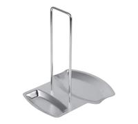 Support de couvercle de casserole Porte-cuillère de couvercle de casserole en acier inoxydable Étagère de cuisson durable non réfrigérée Ustensiles de cuisine pratiques pour casseroles et poêles