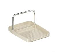 Support de couvercle de casserole pour comptoir de cuisine avec repose-cuillère et porte-chiffon, conçu pour contenir plusieurs outils de cuisine en un seul endroit (poteau unique)