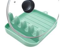 Support de couvercle de casserole, repose-cuillère - Support de couvercle de cuisine, rangement de de poêle | de Gadget de cuisine multifonction, repose-fourchette, support organisat