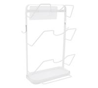 Support de couvercle de casserole, Support de couvercle de casserole pour montage mural, Support de couvercle de casserole pour la cuisine, Blanc